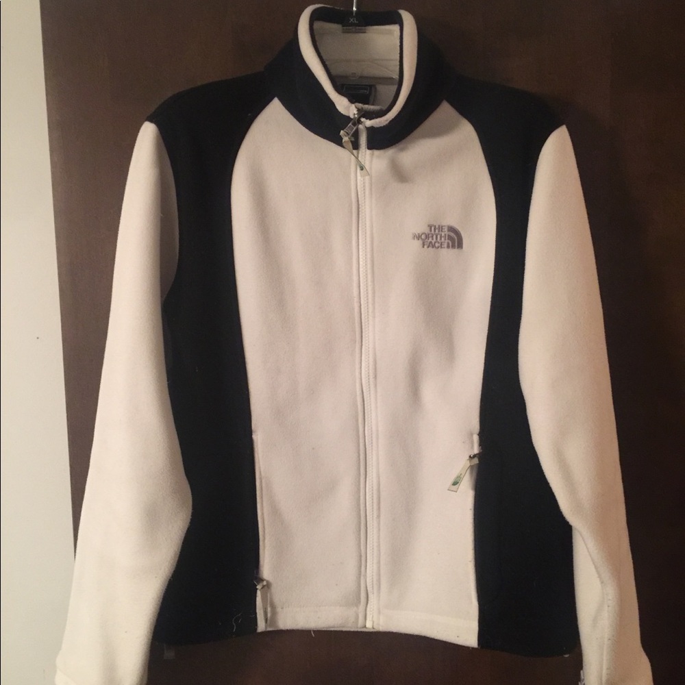 The North Face Black and White Jacket Size M